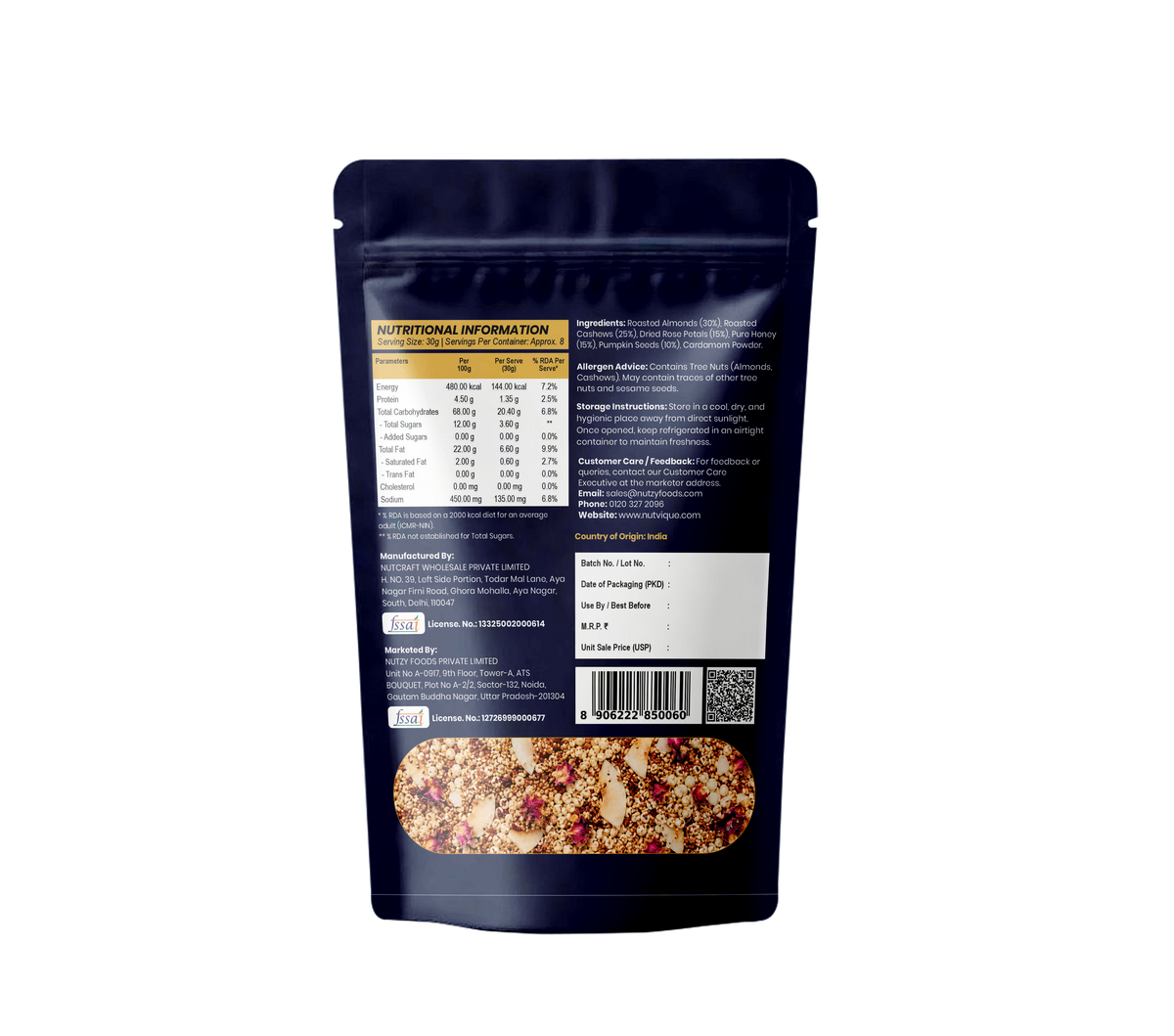 Nutvique Royal Rose & Honey Elixir Mix