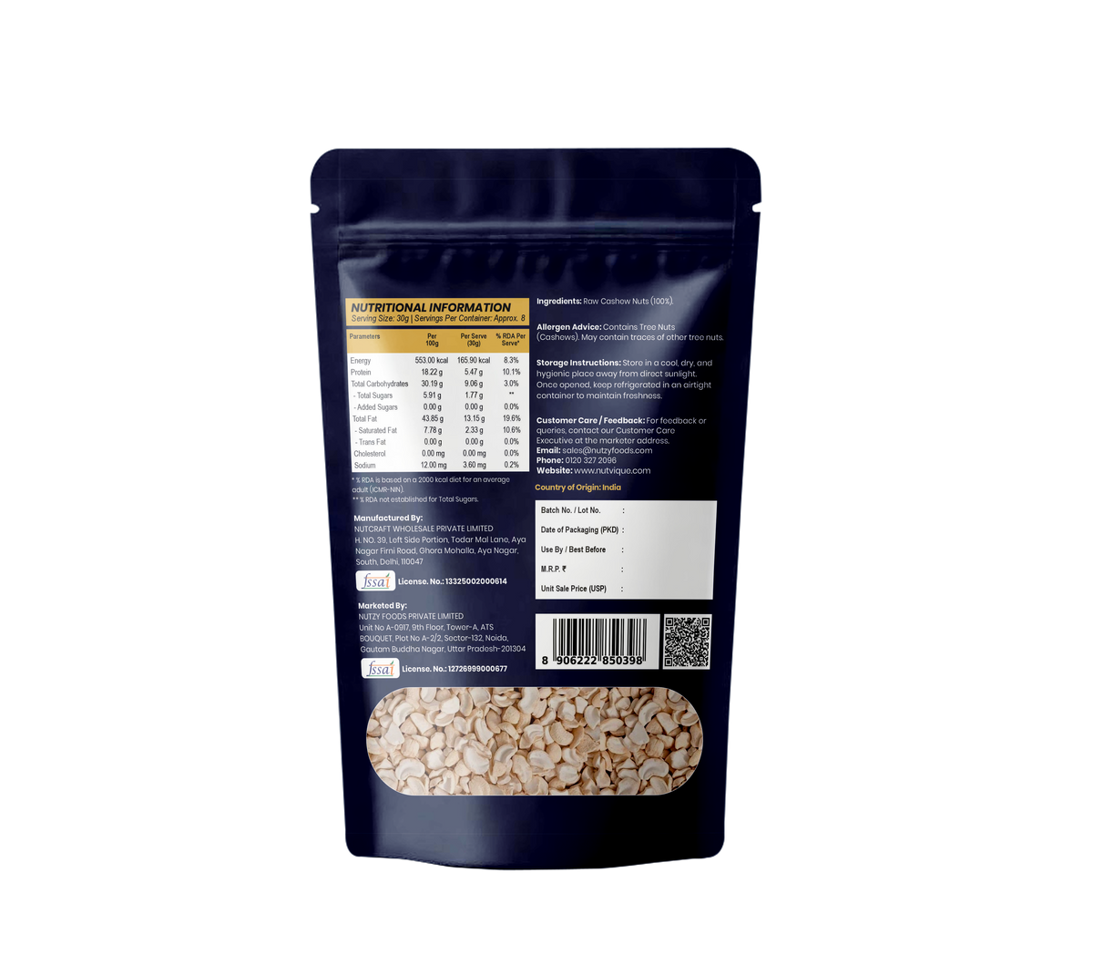 Nutvique Culinary Cashew Bites