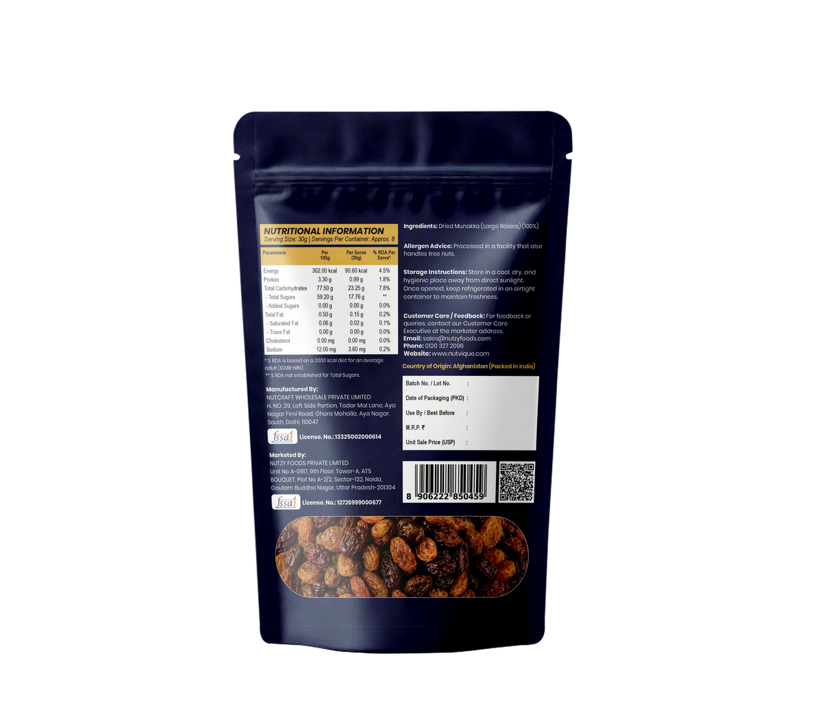 Nutvique Vitality Munakka