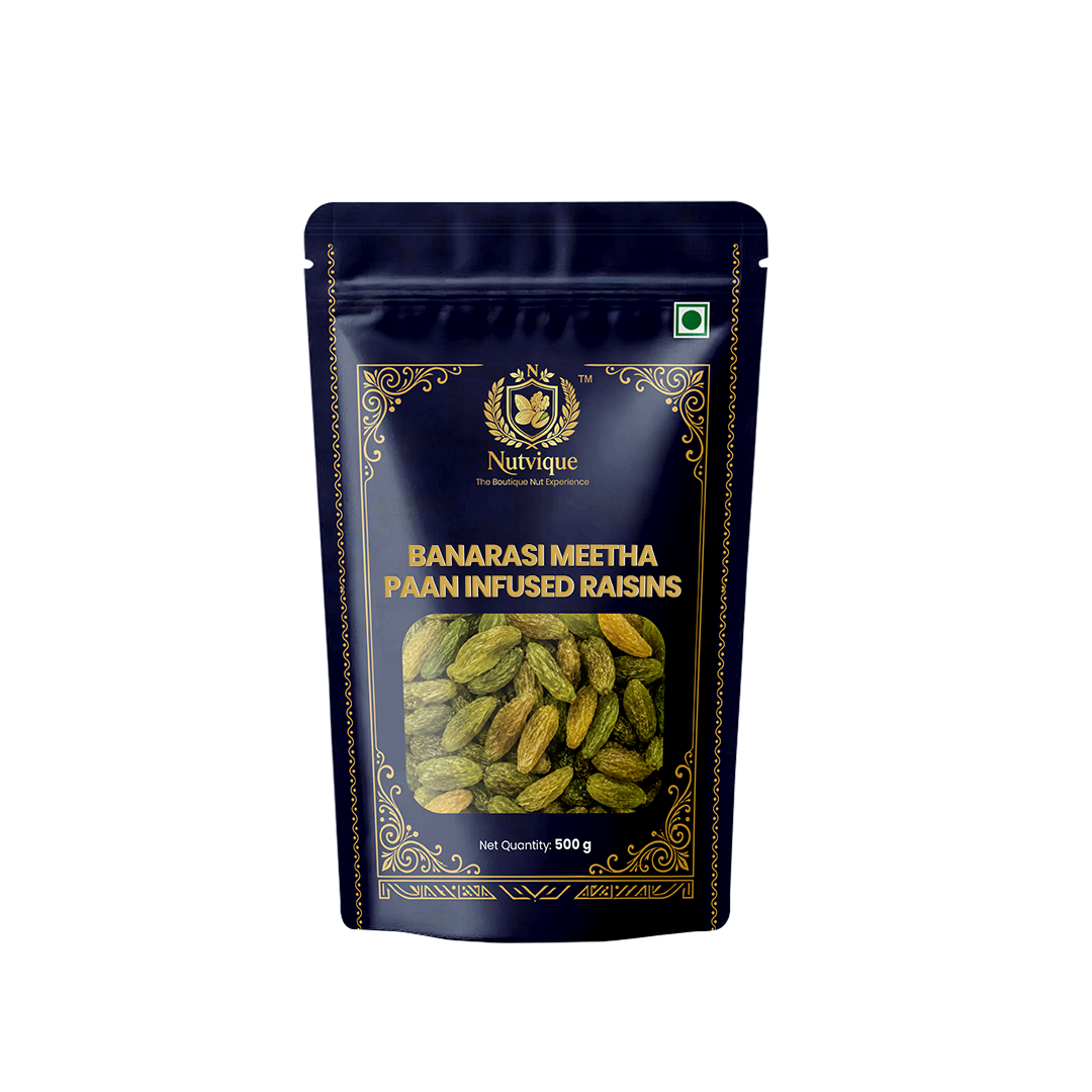 Nutvique Banarasi Meetha Paan Infused Raisins