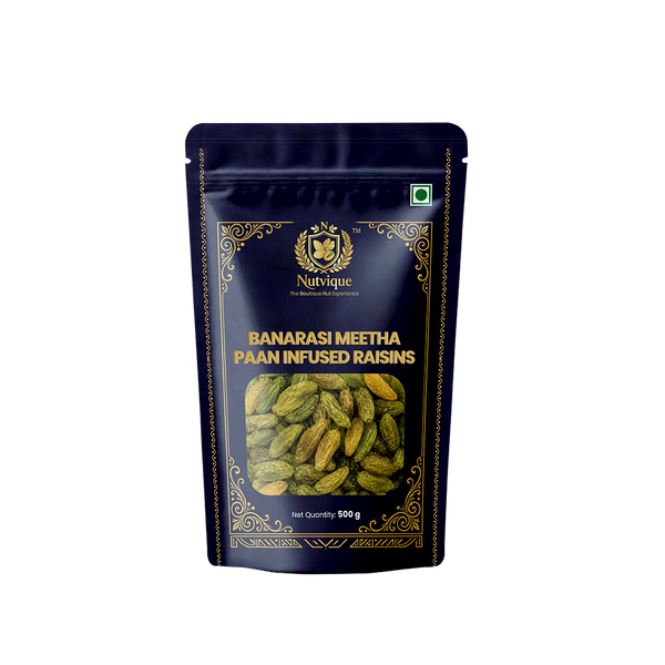 Nutvique Banarasi Meetha Paan Infused Raisins