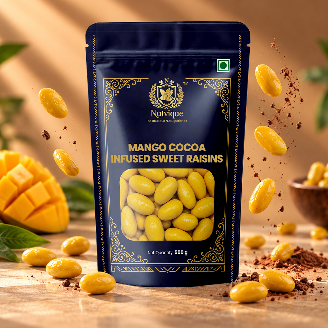 Nutvique Mango Cocoa Infused Sweet Raisins