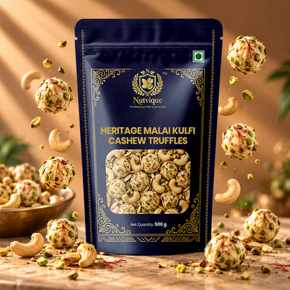 Nutvique Heritage Malai Kulfi Cashew Truffles