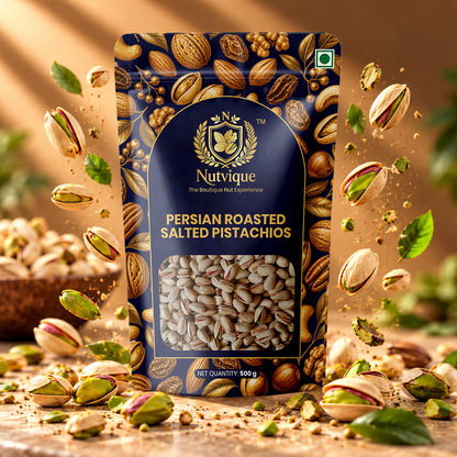 Nutvique Persian Roasted Salted Pistachios 26/28