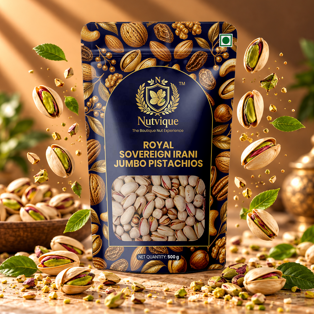 Nutvique Royal Sovereign Irani Jumbo Pistachios