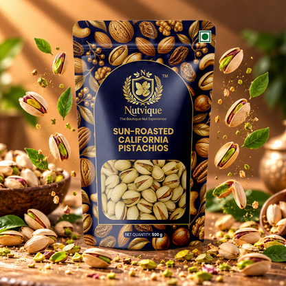 Nutvique Sun-Roasted California Pistachios 21/25